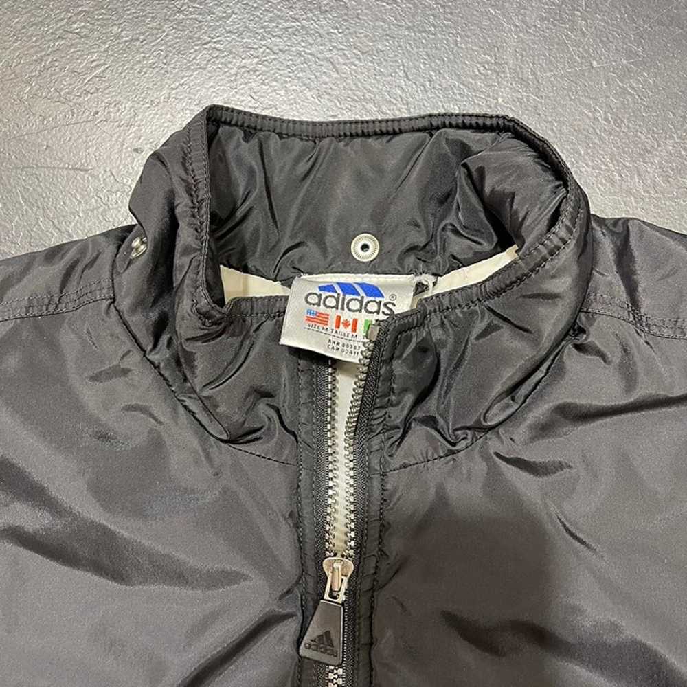 Vintage y2k Adidas puffer lined track embroidered… - image 5
