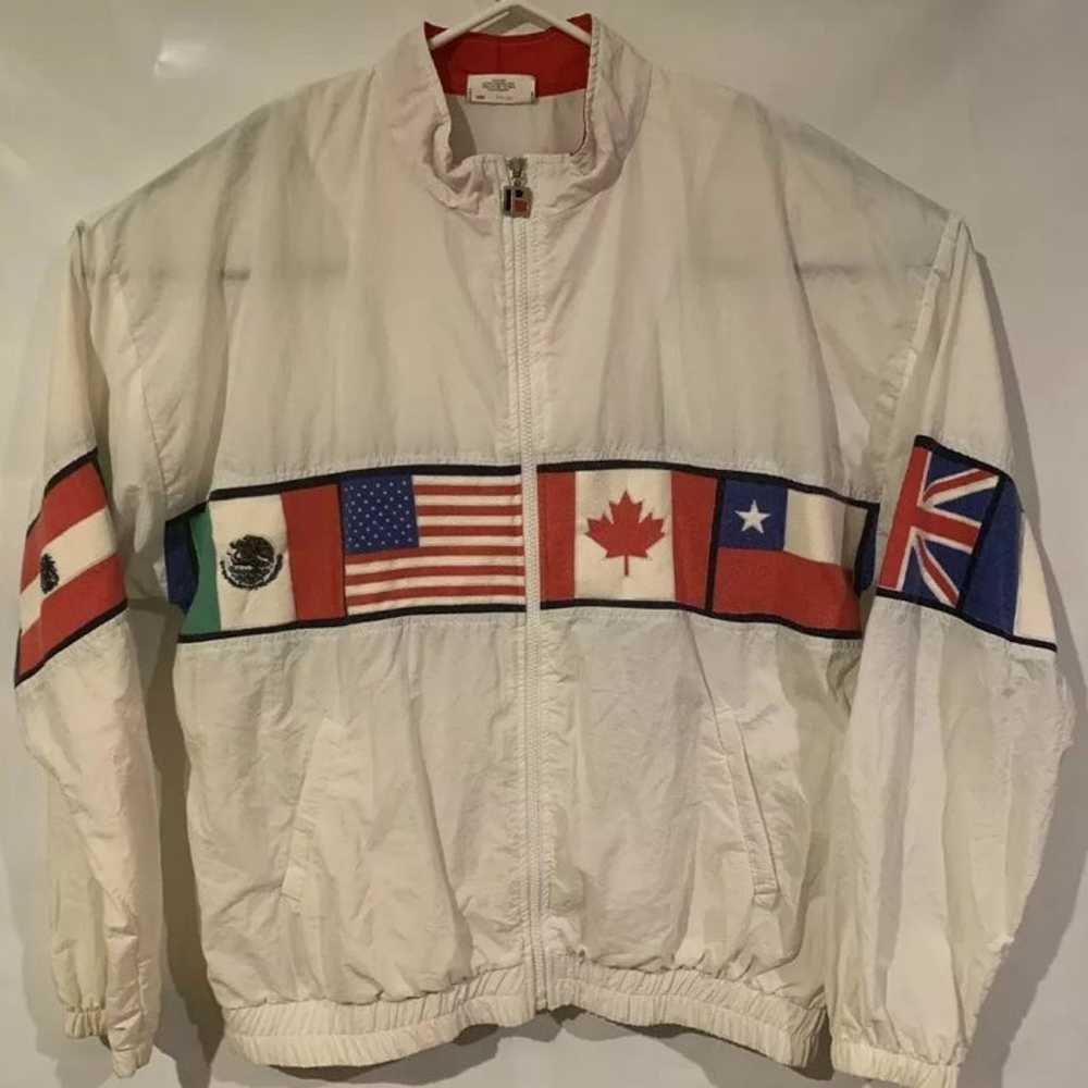 Vintage 90s Windbreaker jacket rare - image 1
