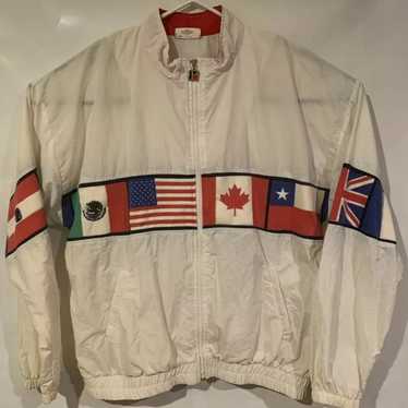 Vintage 90s Windbreaker jacket rare - image 1