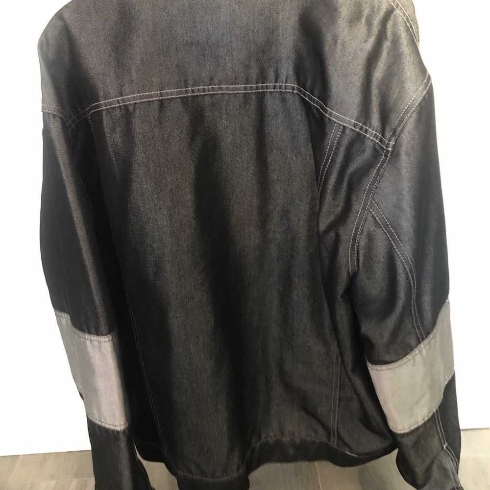 Men’s Guess Shiny Metallic Jean Jacket - image 2