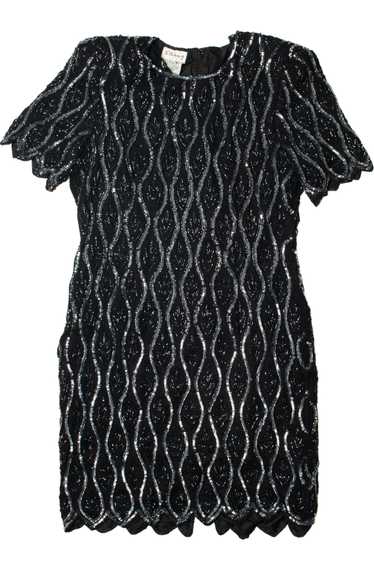 Vintage Beaded & Sequin Sténay Dress - image 1