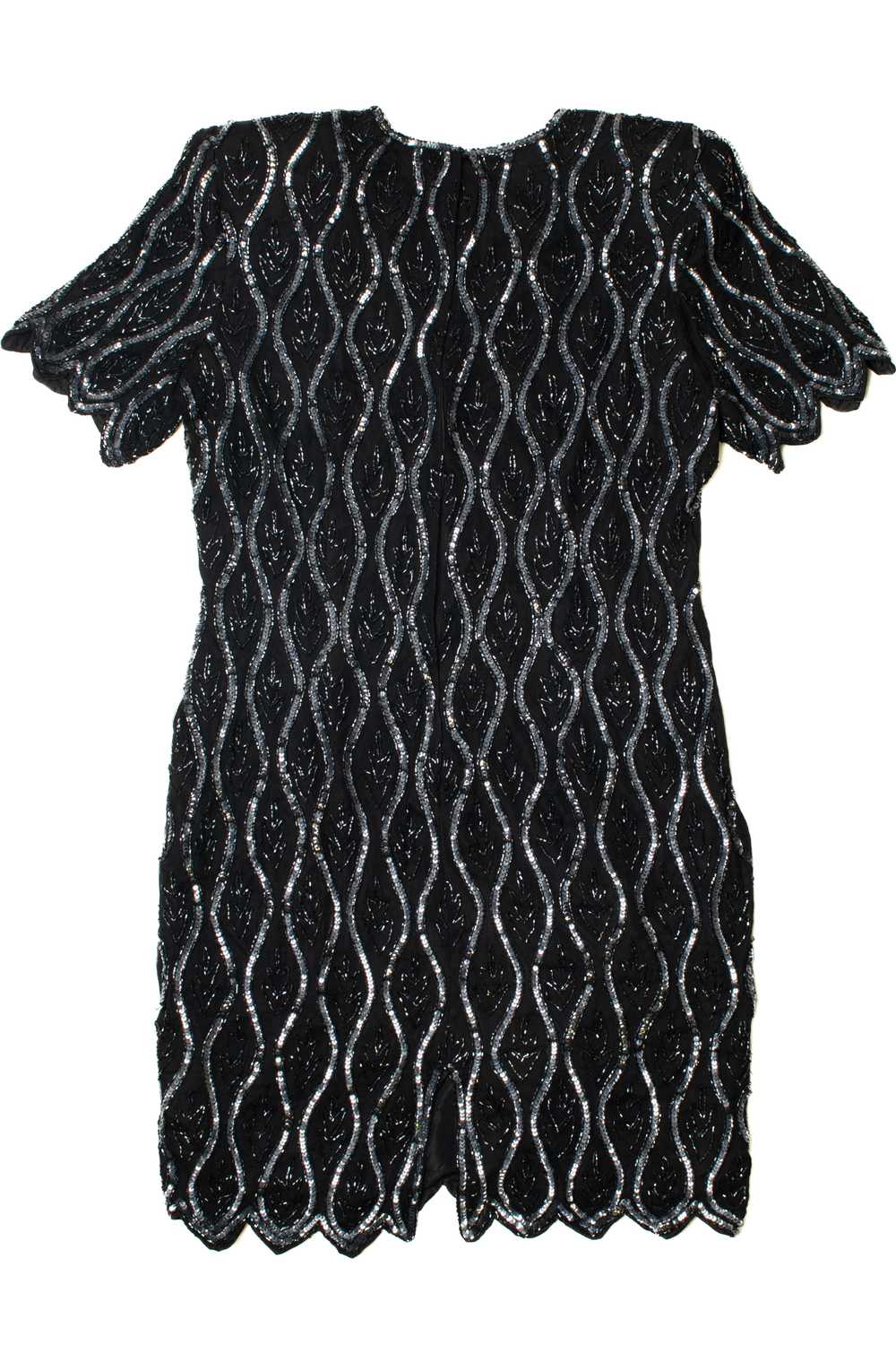 Vintage Beaded & Sequin Sténay Dress - image 2