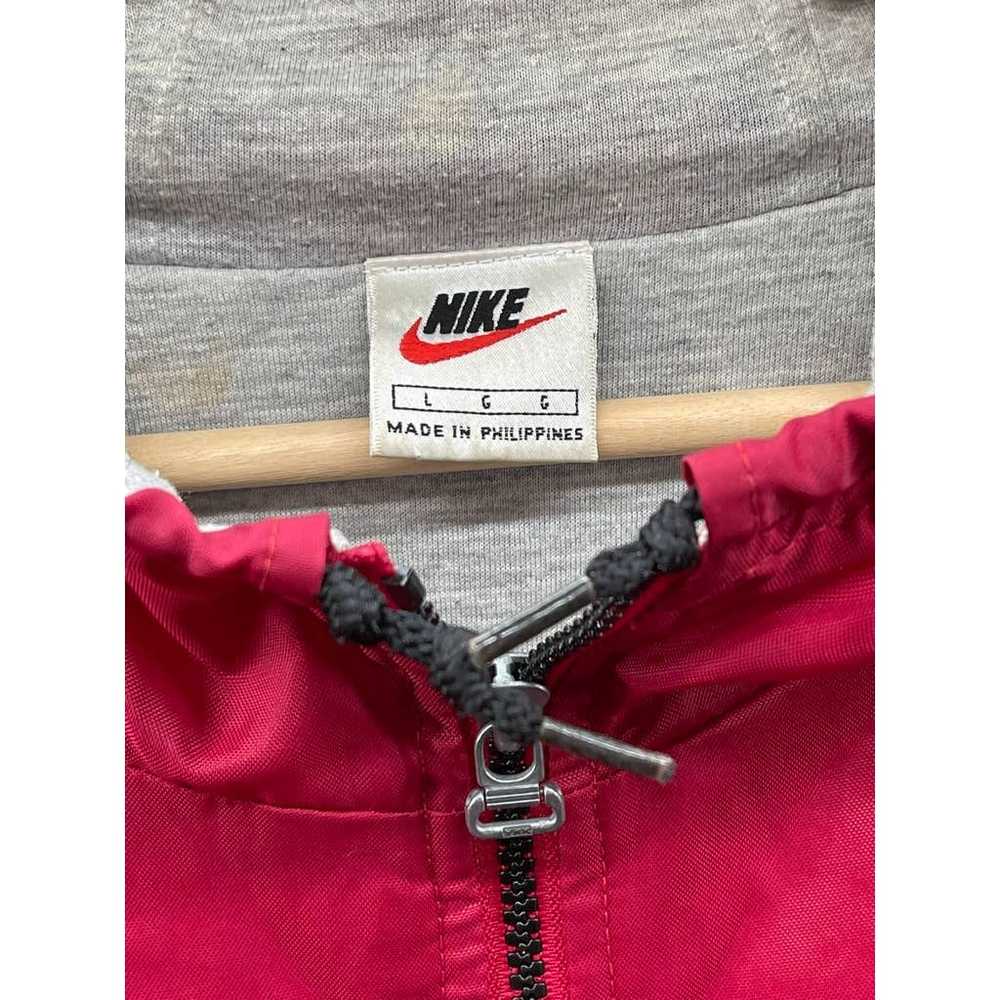 Vintage 1990's Nike Athletic Zip Up Hooded Jacket - image 4