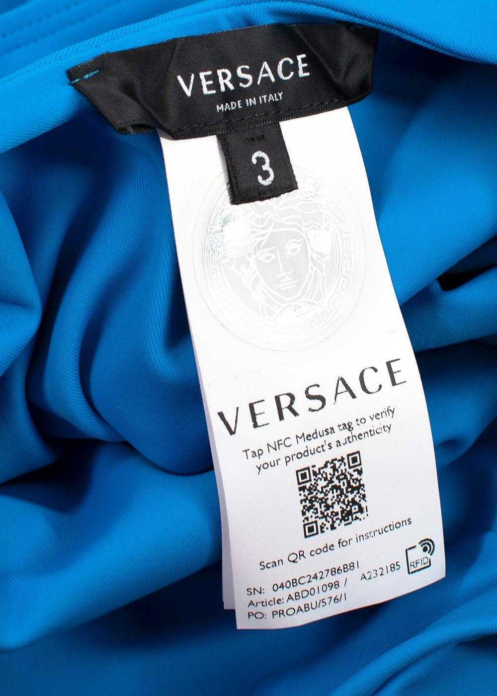 Managed by hewi Versace Blue Greca Border One-Pie… - image 9