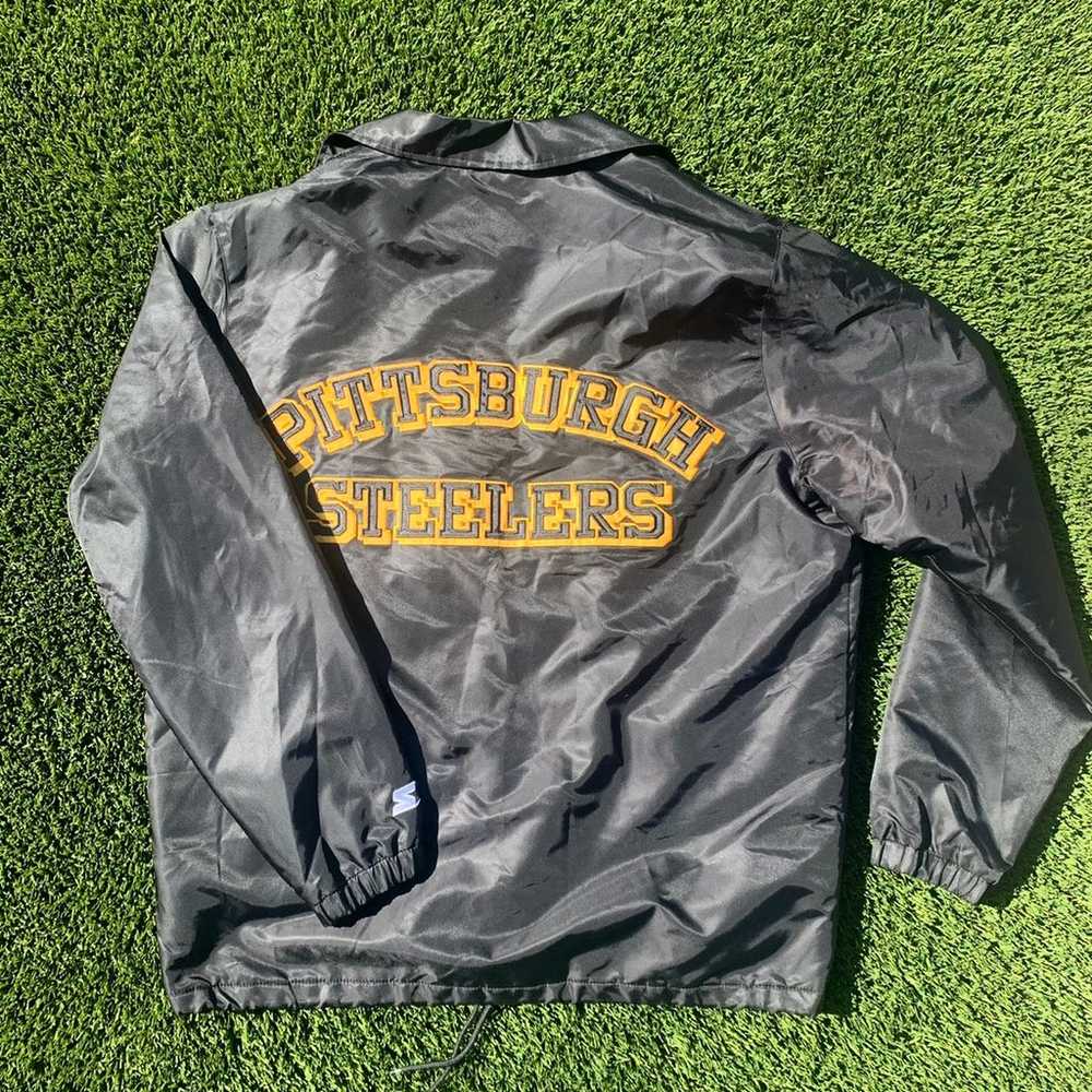 Vintage Pittsburg Steelers Windbreaker - image 4