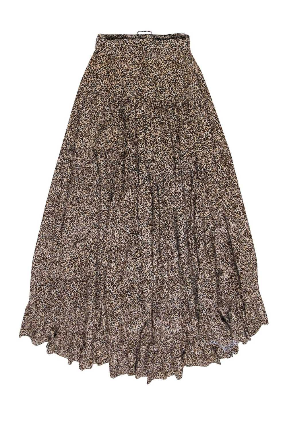 Evarae - Beige & Black Speckled Print High-Low Ma… - image 2