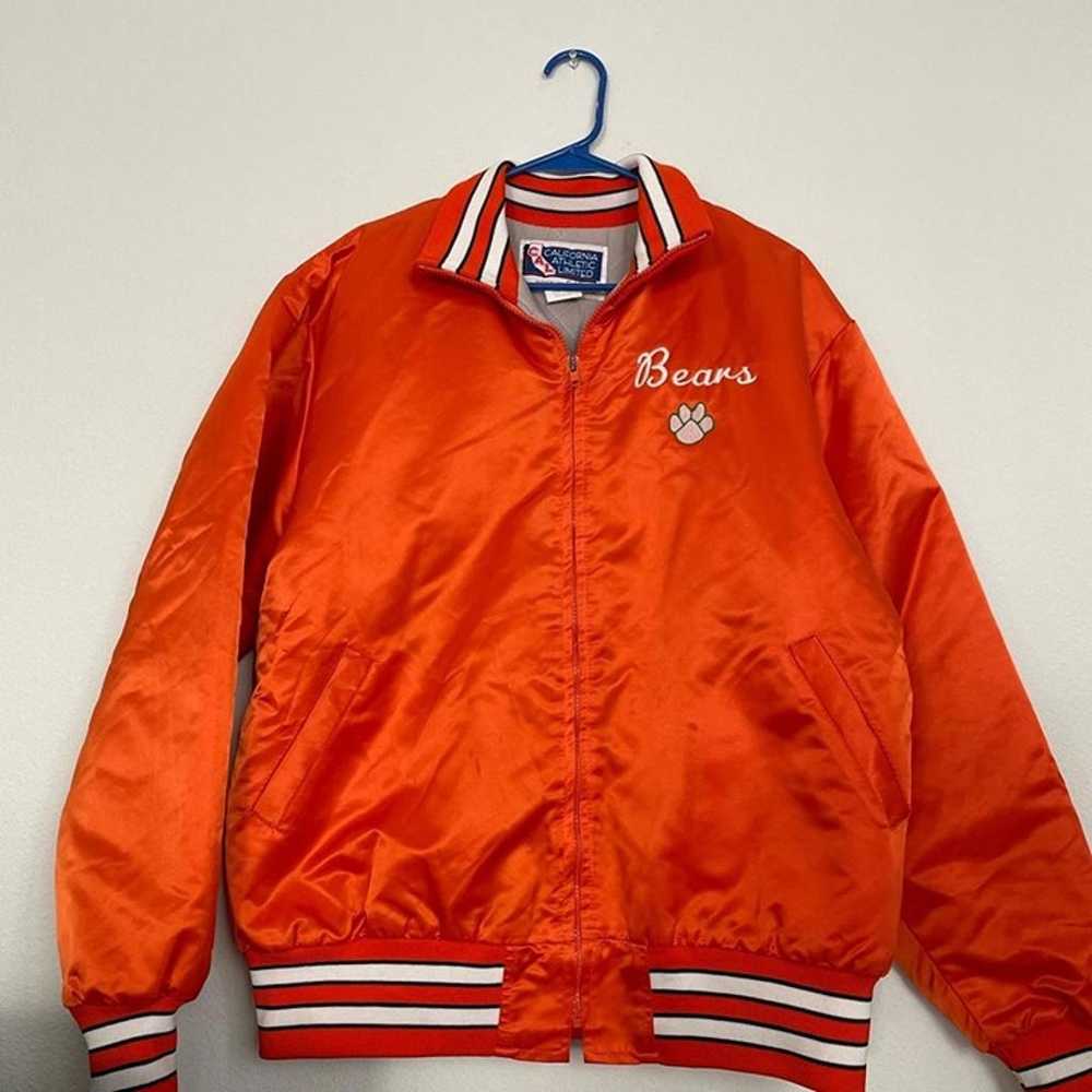 Vintage Satin Jacket By California Athletic Size … - image 1