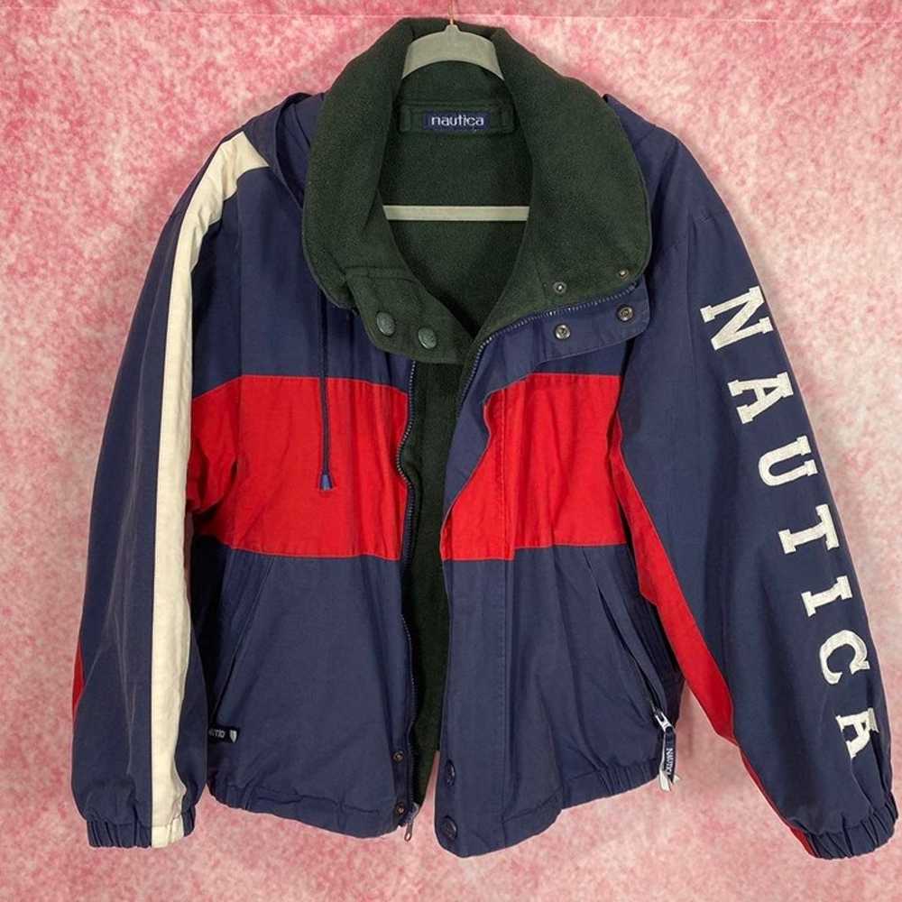 vintage 90s nautica expedition reversible yacht p… - image 2
