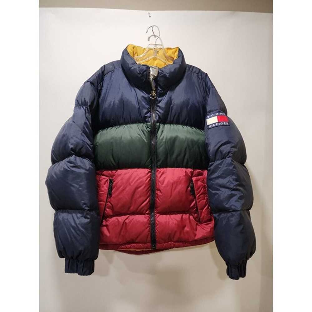 vintage 90s Tommy Hilfiger  puffer jacket 90's to… - image 8