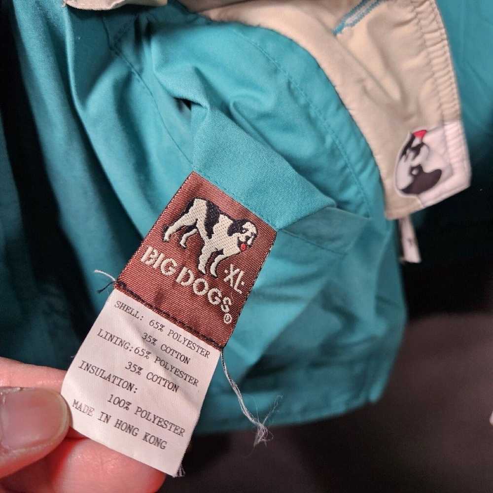 Vintage Big Dogs Jacket Mens XL Reversible Coat A… - image 9