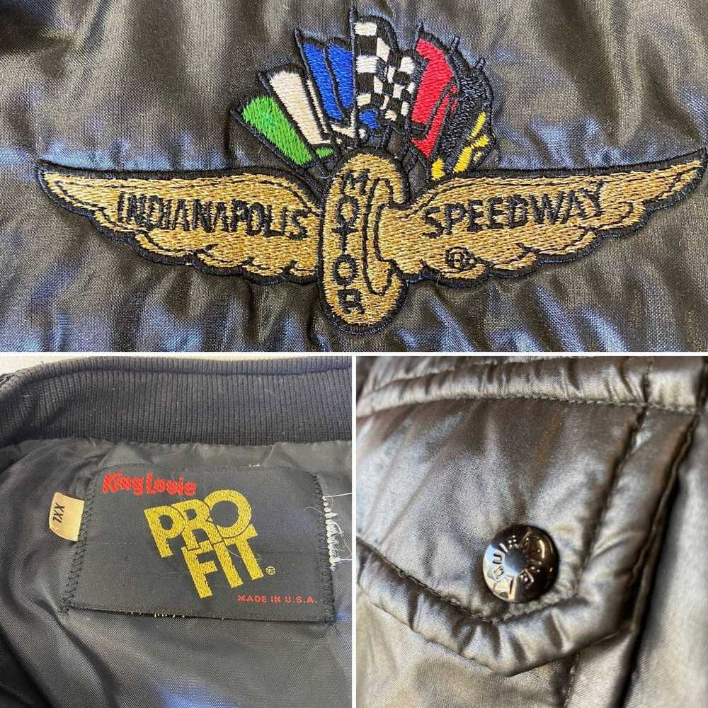 80's Indianapolis Motor Speedway black embroidere… - image 10