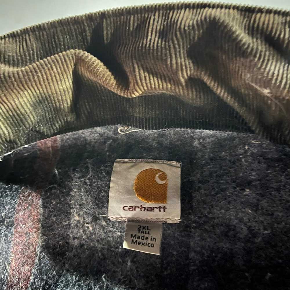 vintage Carhartt wool lined duck jacket/barn coat… - image 6