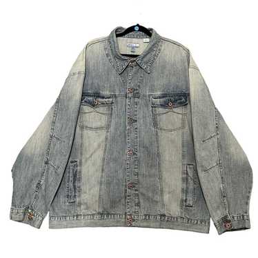 Y2K AZZURE Outerwear Vintage Jean Jacket Men Size… - image 1