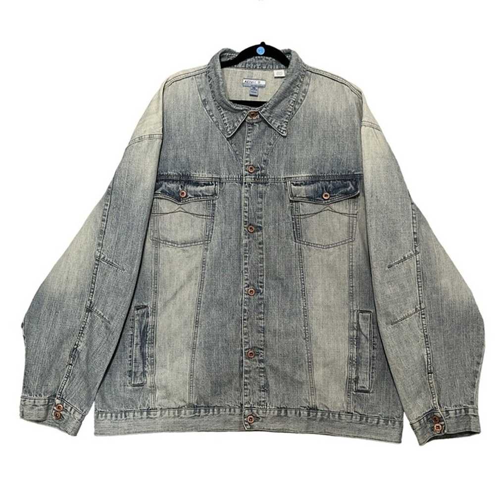 Y2K AZZURE Outerwear Vintage Jean Jacket Men Size… - image 2