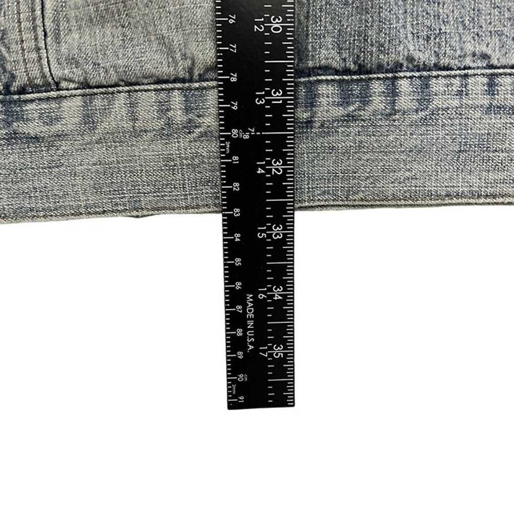Y2K AZZURE Outerwear Vintage Jean Jacket Men Size… - image 5