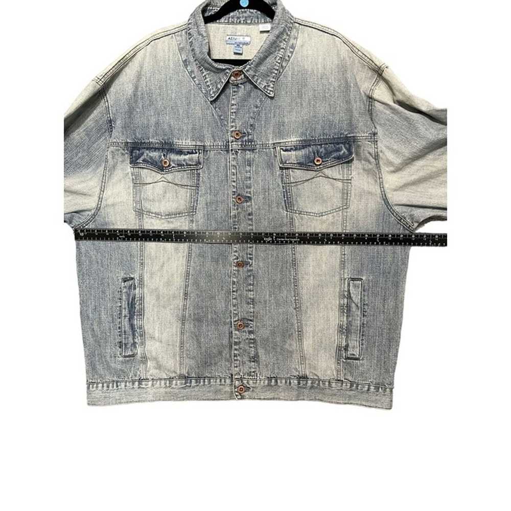 Y2K AZZURE Outerwear Vintage Jean Jacket Men Size… - image 6