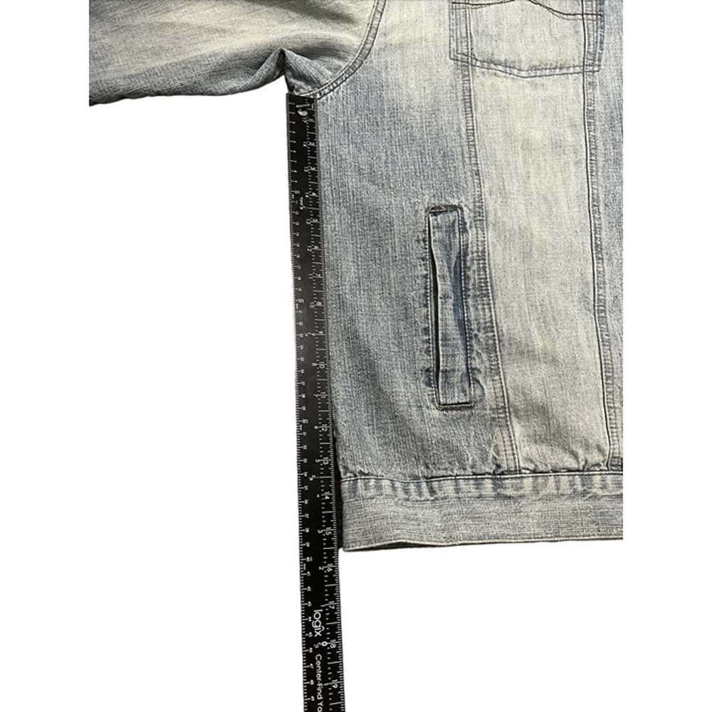 Y2K AZZURE Outerwear Vintage Jean Jacket Men Size… - image 8