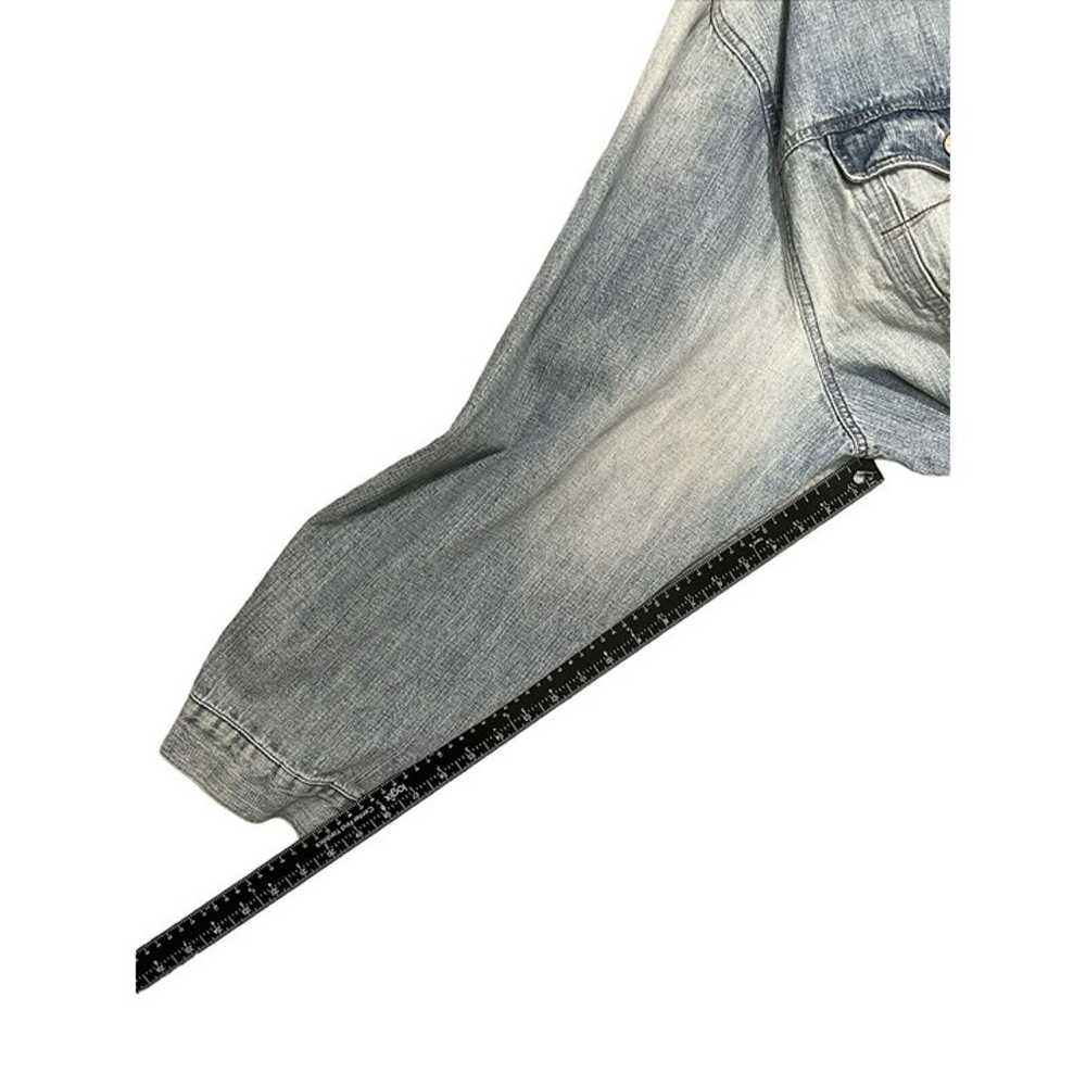 Y2K AZZURE Outerwear Vintage Jean Jacket Men Size… - image 9