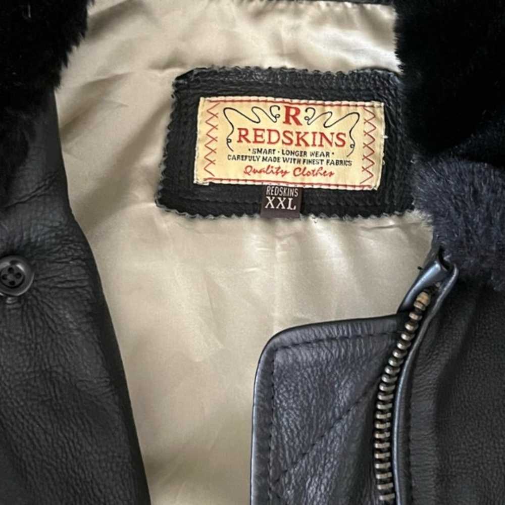 Vintage Bomber Leather Jacket - image 4