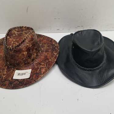 Bundle of 2 Assorted Western Hats - image 1