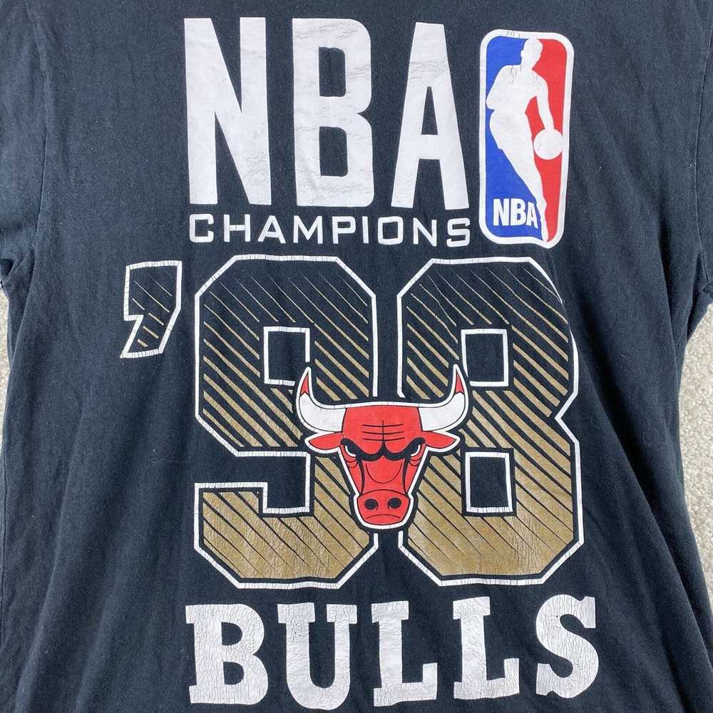 Other NBA Chicago Bulls T Shirt Small Black Adult… - image 2