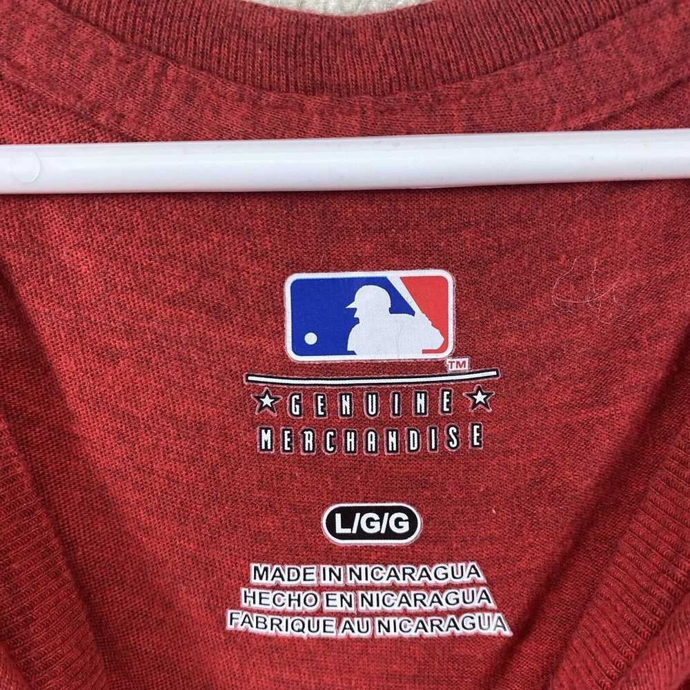 Other MLB Baseball Red Large T Shirt Short Sleeve… - image 2