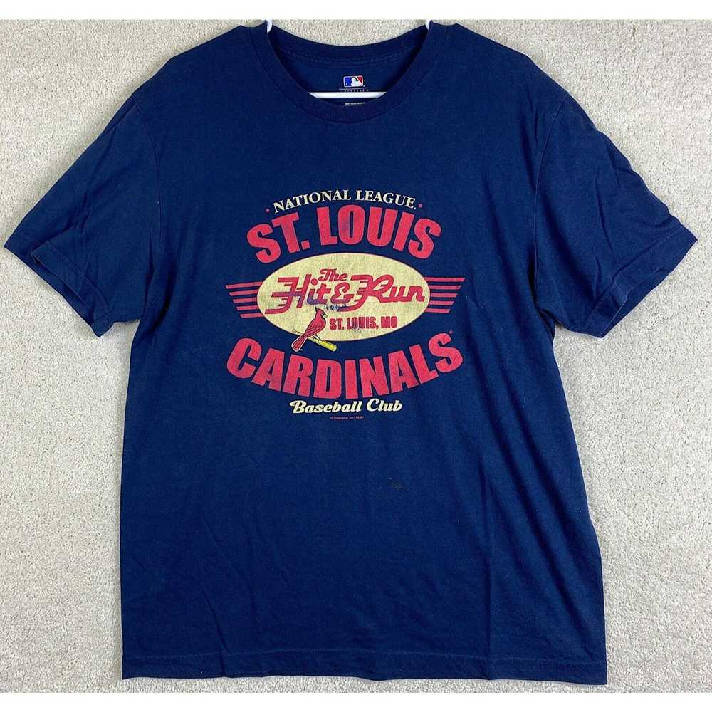 Other St. Louis Cardinals MLB Large T Shirt Blue … - image 1