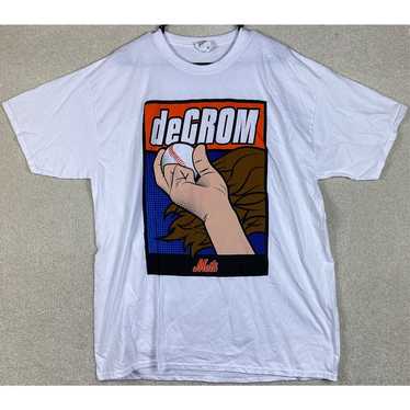 Other New York Mets XL T Shirt DeGROM MLB White A… - image 1