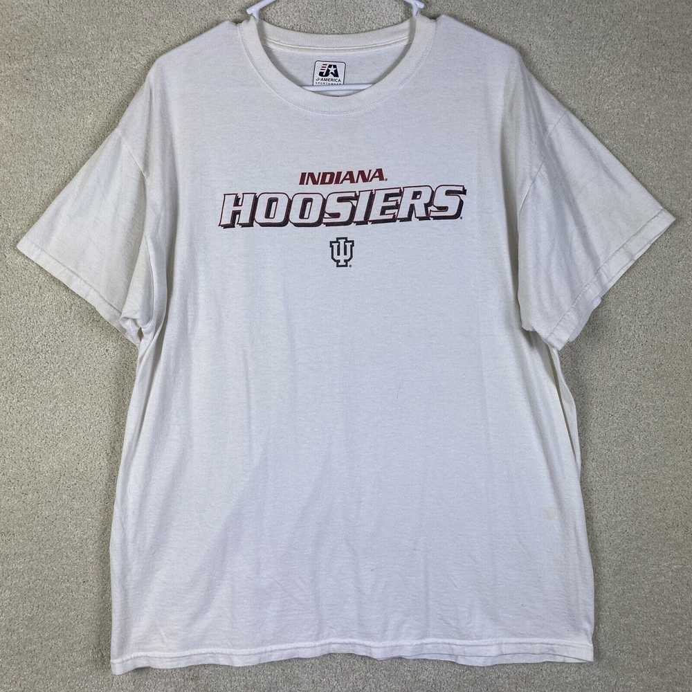 The Unbranded Brand Indiana Hoosiers XL White T S… - image 1