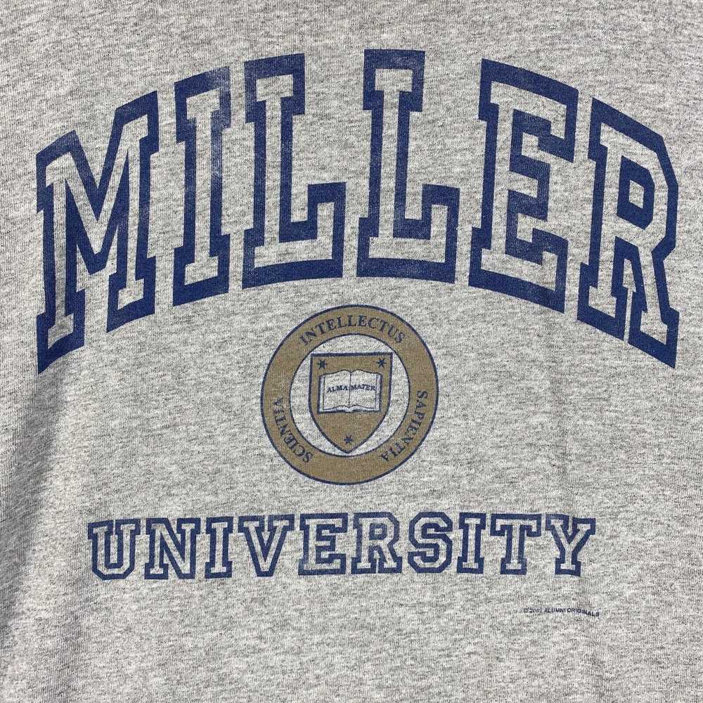 Gildan Miller University Gray Shirt NCAA Adult Si… - image 2
