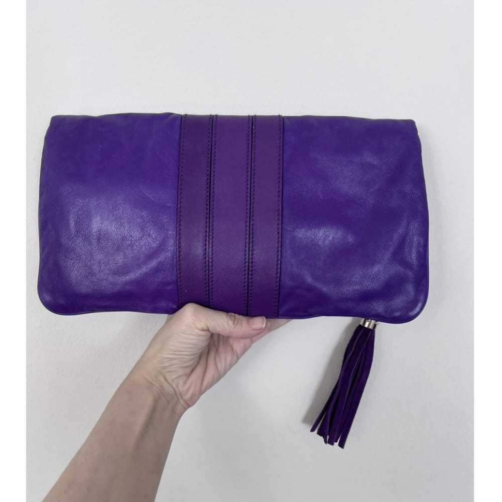 Gucci Bamboo leather clutch bag - image 3