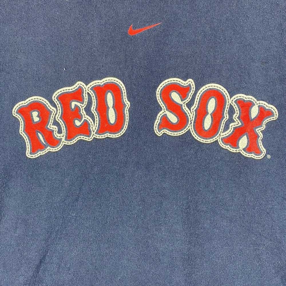 Nike Boston Red Sox Blue Large T Shirt MLB Nike S… - image 2