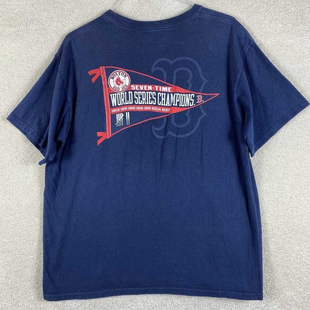 Nike Boston Red Sox Blue Large T Shirt MLB Nike S… - image 4