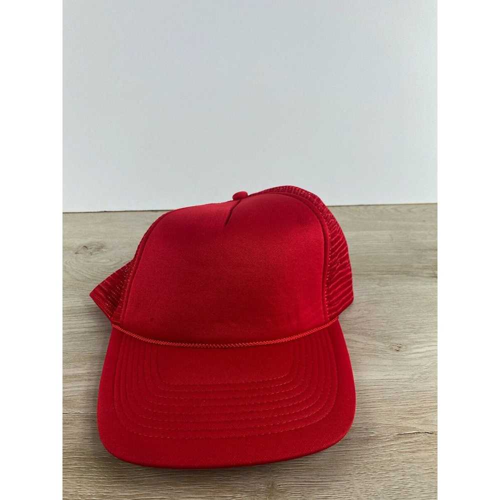 Other Plain Red Toppers Hat Adult Size Red Hat Cap - image 1