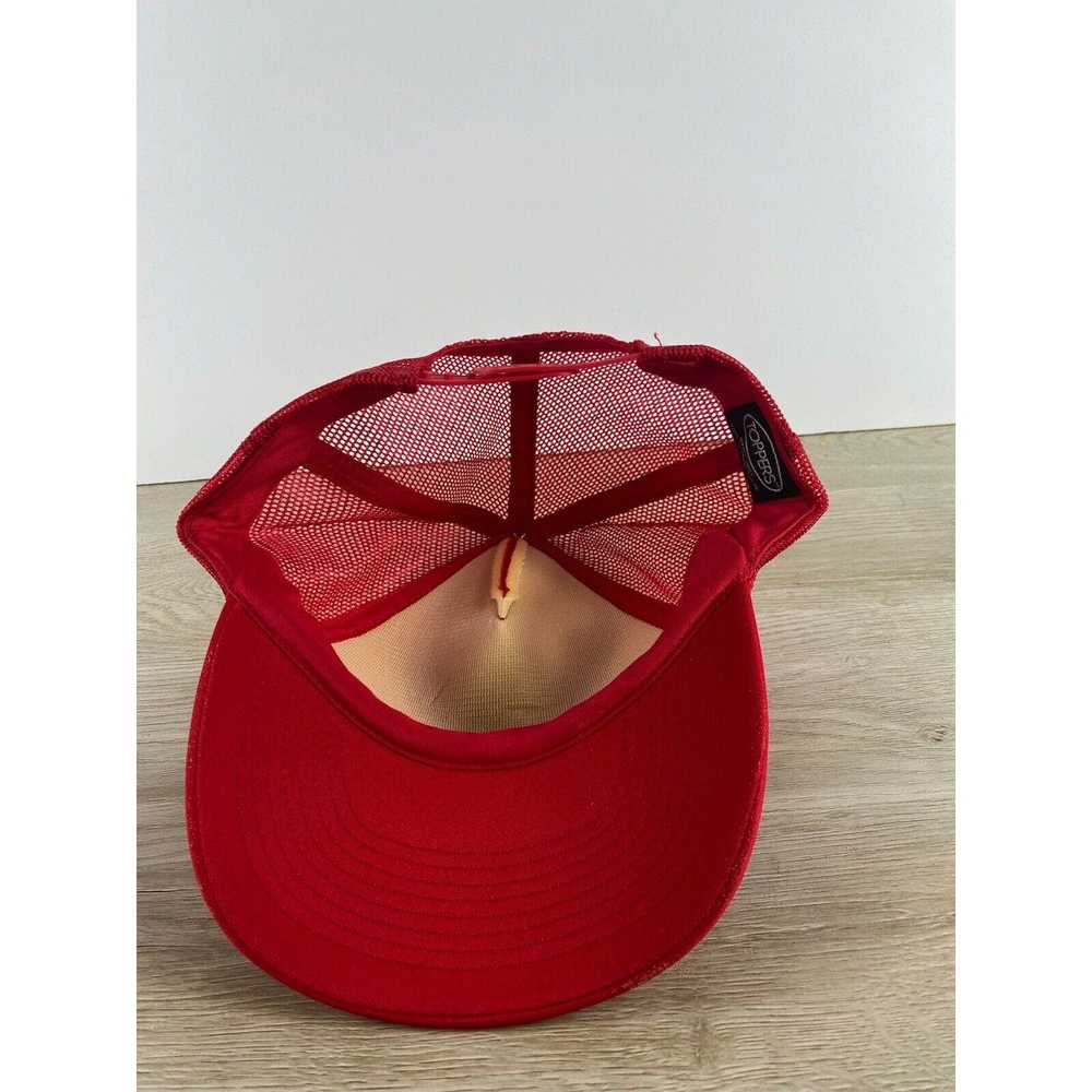 Other Plain Red Toppers Hat Adult Size Red Hat Cap - image 6