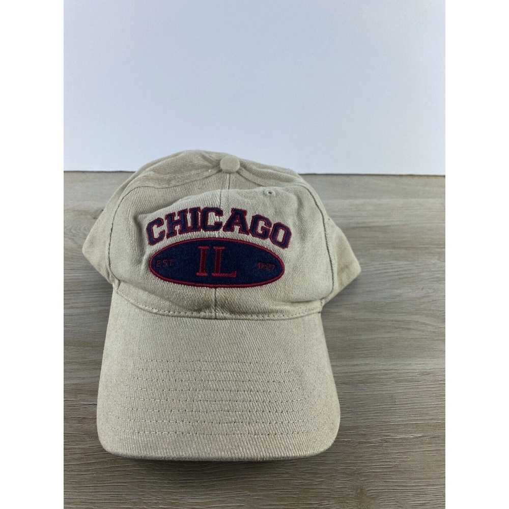 Other Chicago Hat Adult Size Beige Adjustable Hat… - image 1