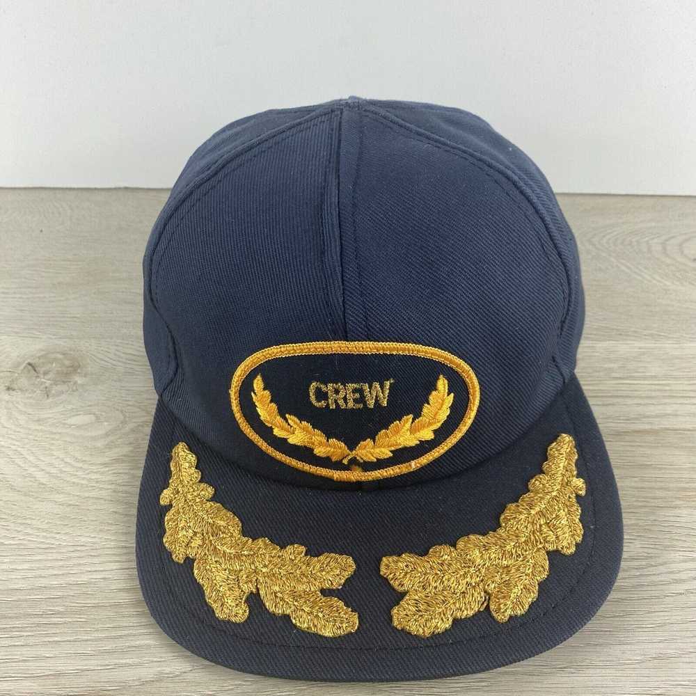 Other Crew Adult Size Navy Blue Adjustable Hat Cap - image 2