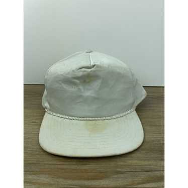 Other White Plain Adult Size Adjustable White Hat… - image 1