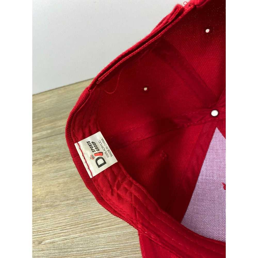 Other Music Note Adult Size Adjustable Red Hat Cap - image 8