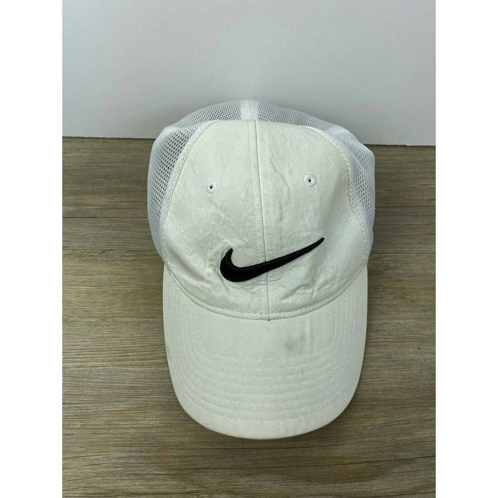 Nike White Nike Adult Size Black Adjustable Hat C… - image 2