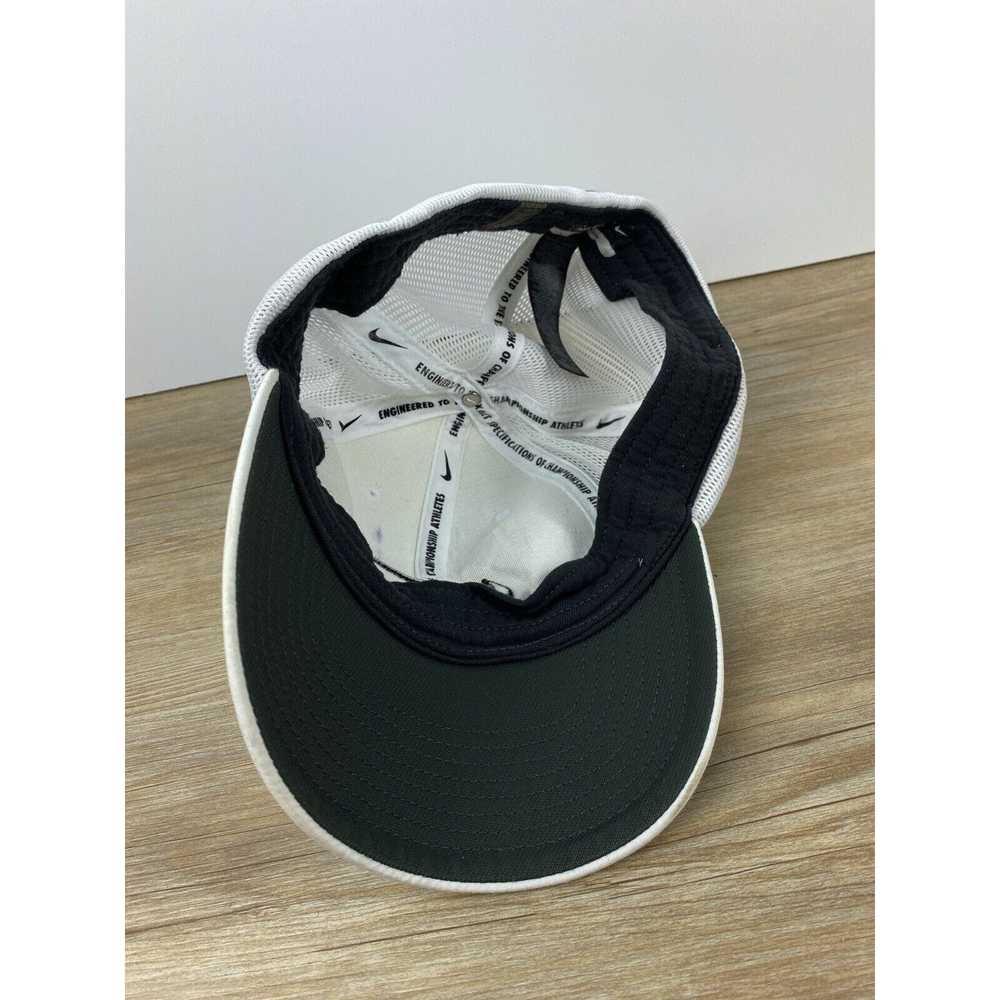 Nike White Nike Adult Size Black Adjustable Hat C… - image 6