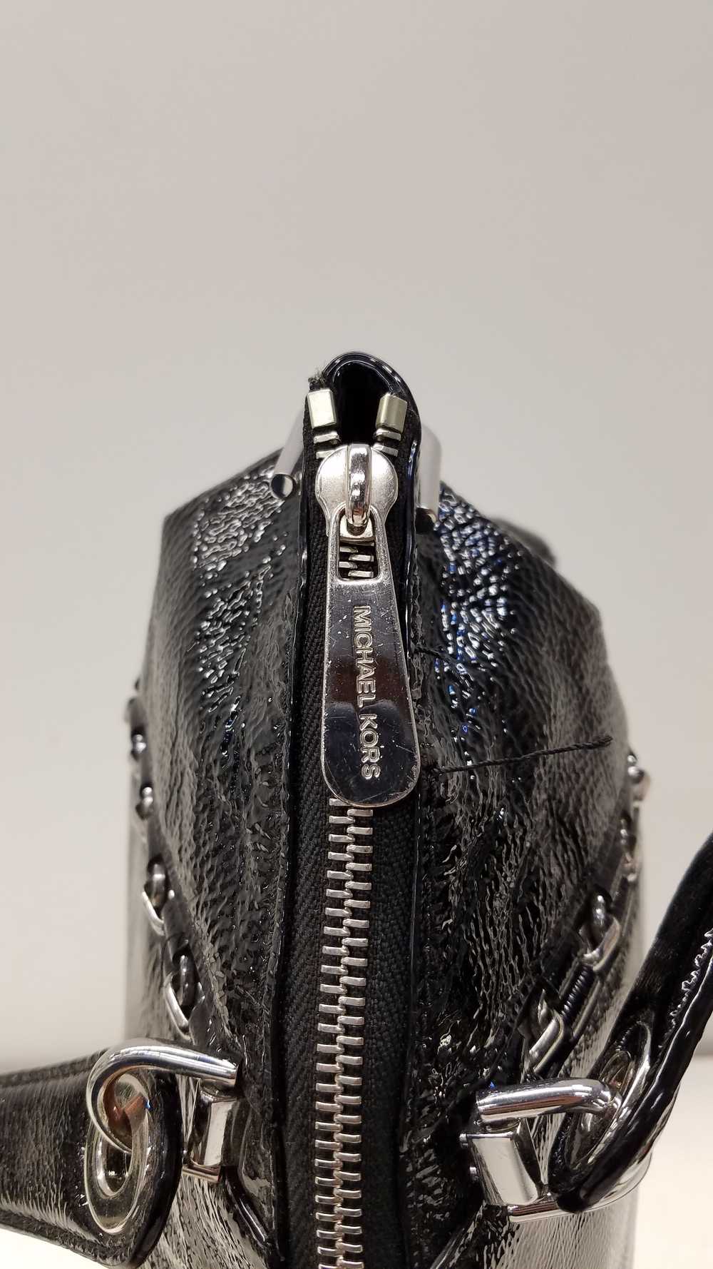 Michael Kors Patent Leather Satchel Black - image 3