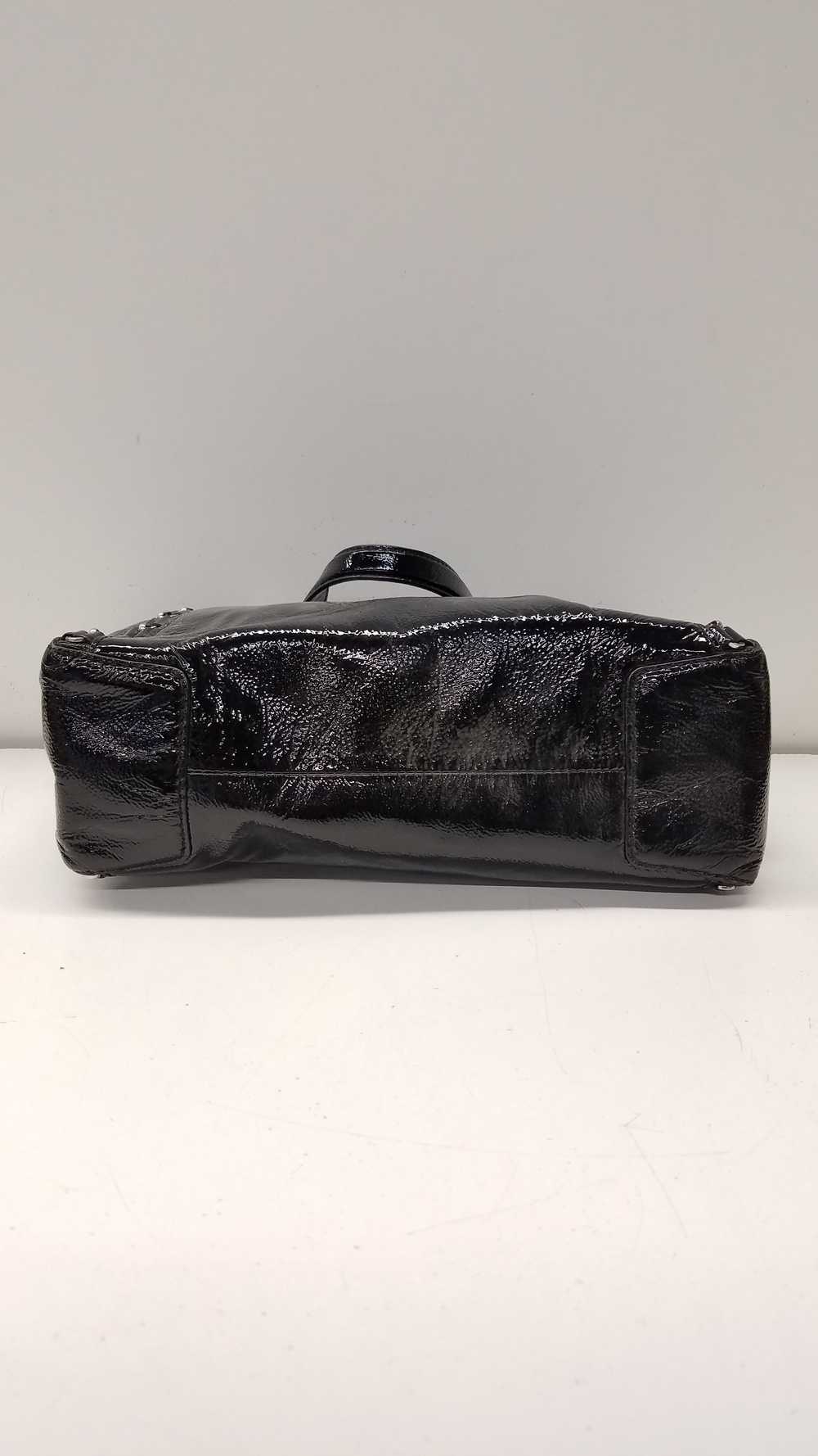 Michael Kors Patent Leather Satchel Black - image 4