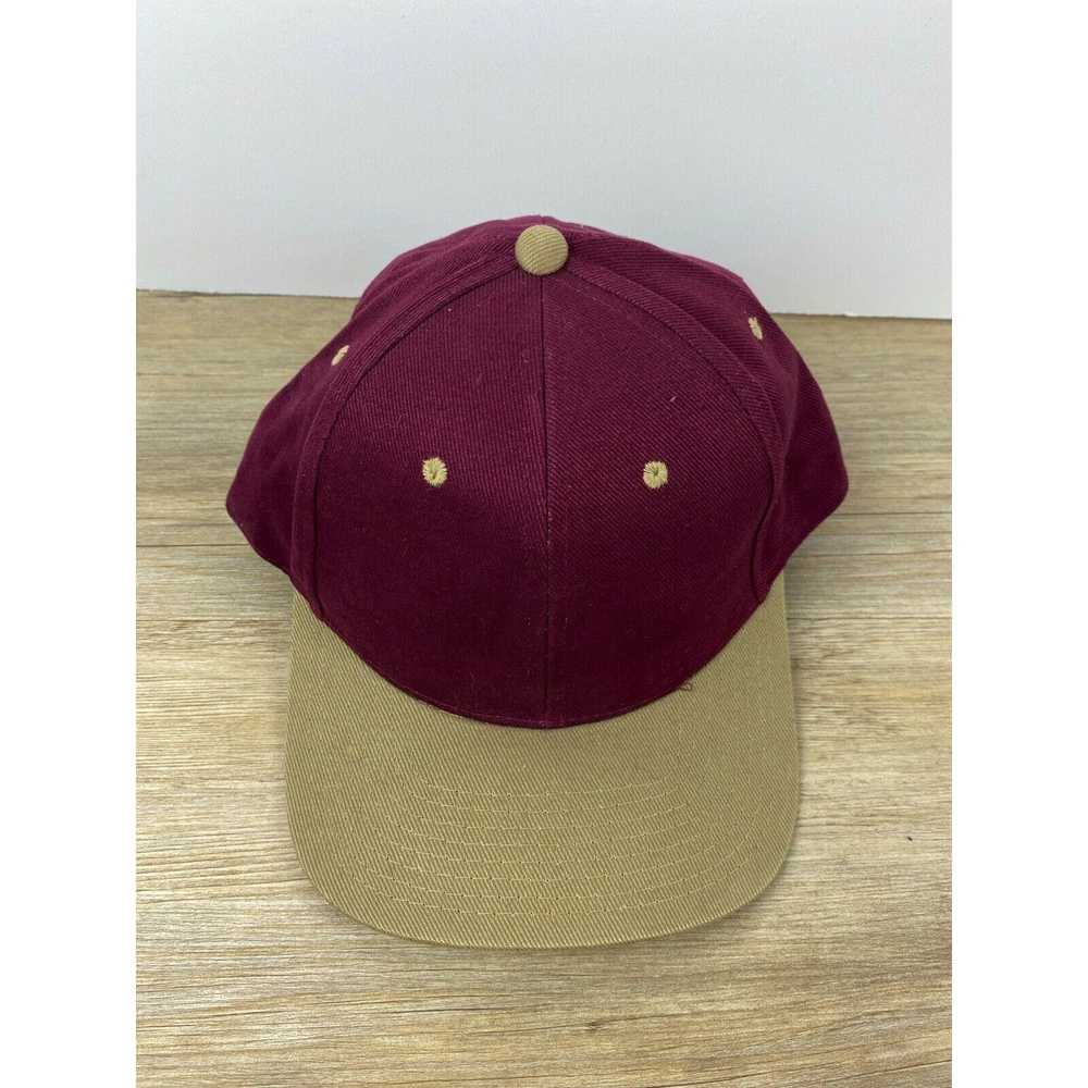 Other Maroon Adult Adjustable Snapback Maroon Cap… - image 2