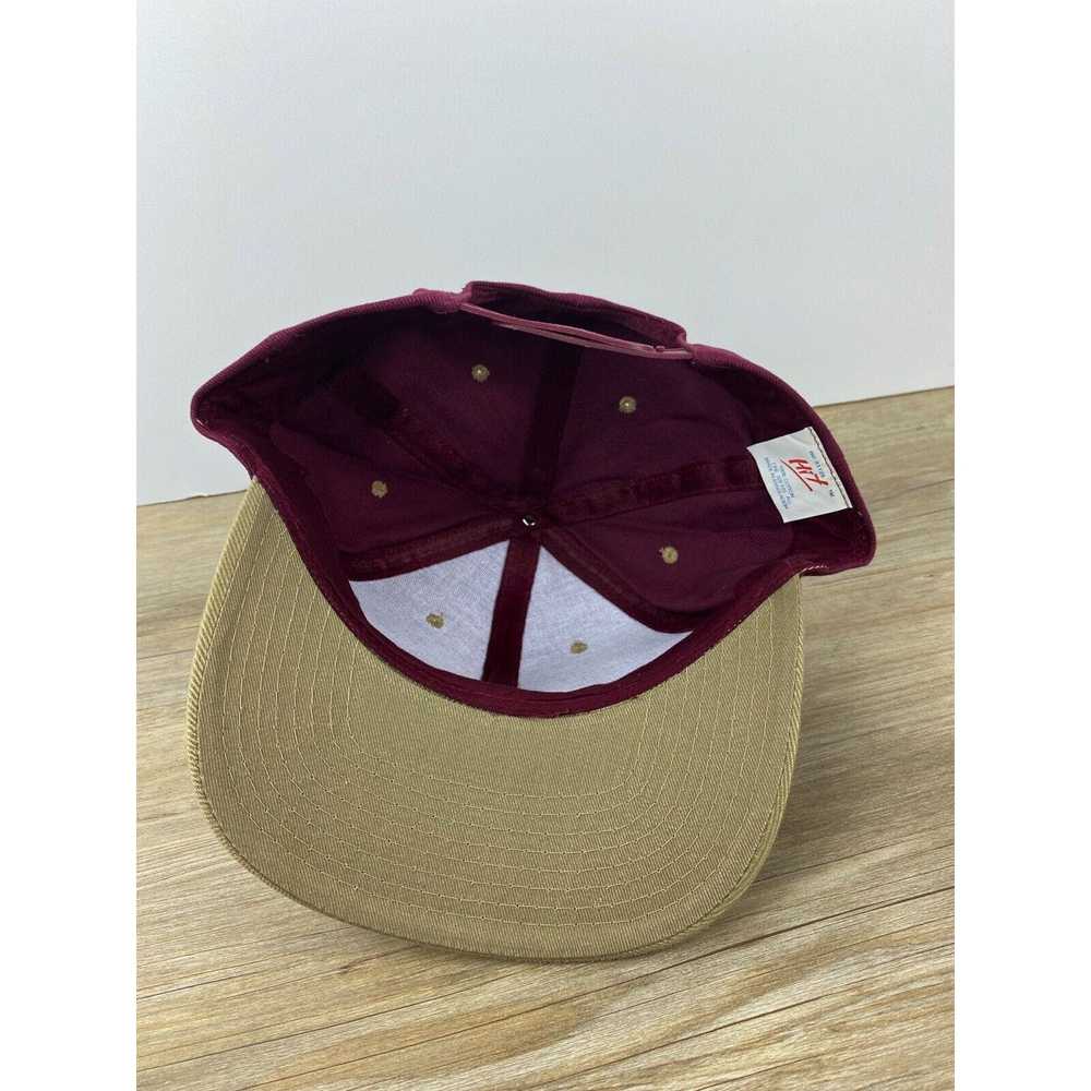 Other Maroon Adult Adjustable Snapback Maroon Cap… - image 5