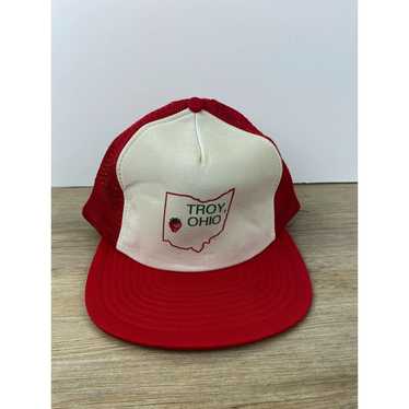 Other Adult Size Troy Ohio Red Snapback Hat Cap O… - image 1