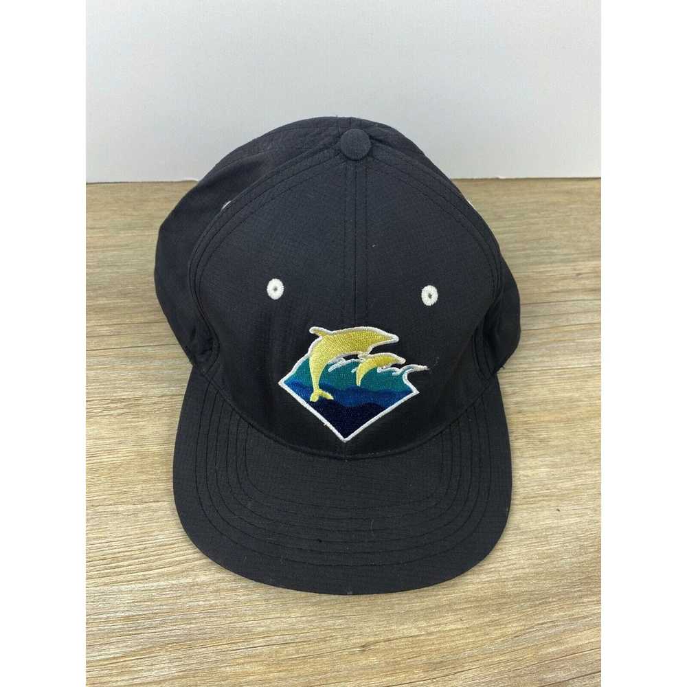 Other Adult Size Dolphin Black Snapback Hat Cap O… - image 2