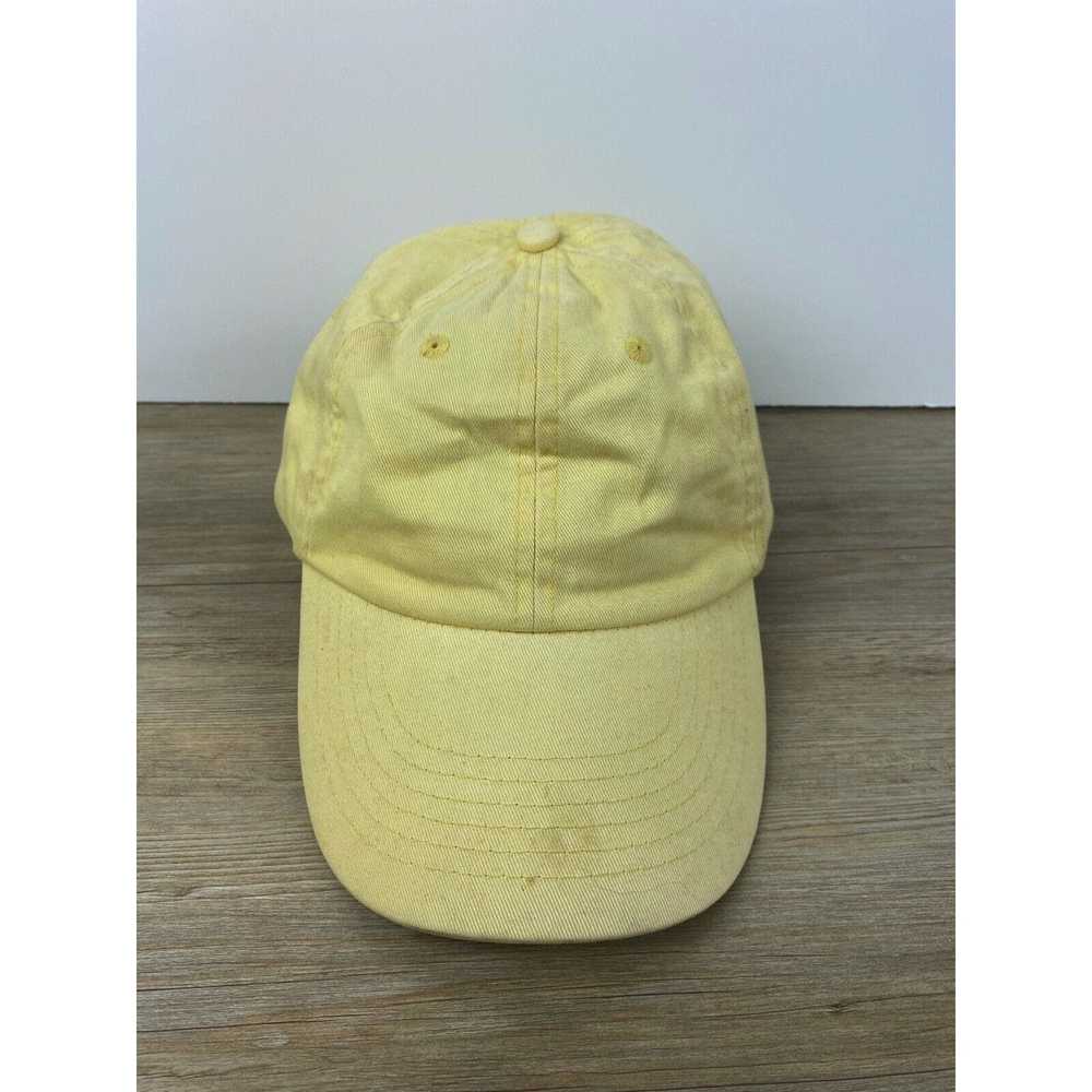 Other Adult Mens Yellow Adjustable Size Cap Hat - image 1