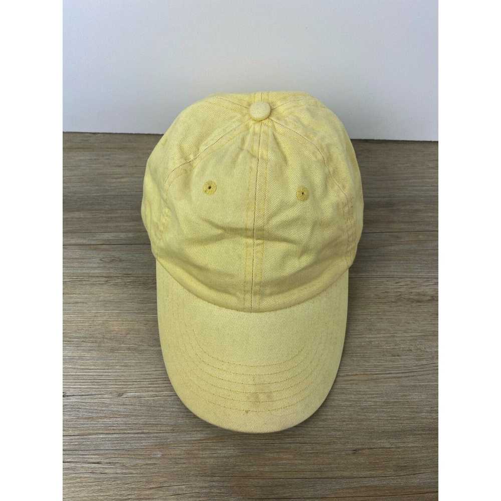 Other Adult Mens Yellow Adjustable Size Cap Hat - image 2