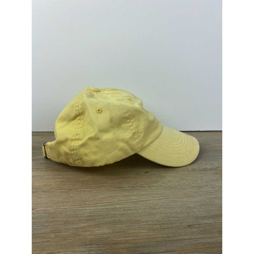 Other Adult Mens Yellow Adjustable Size Cap Hat - image 4